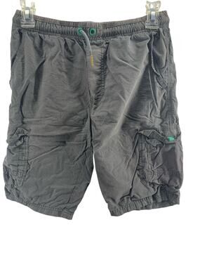 Ocean Current Gray Flat Front Pull-On Cargo Shorts Men's Size Medium